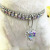 Cross-Border Heart Water Drops Rhinestone Cat Collar Pet Dog Neck Accessories Necklace Collar Cat Gem Necklace
