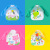 Factory Eva Children Waterproof Smock Eating Clothes Infant Painting Clothes Long Sleeve Bib Anti-Dirty Bib Anti-Fouling