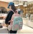 2022 New Fresh Girl Korean Style High School Primary School Student Grade Three to Six Backpack Contrast Color Large Capacity
