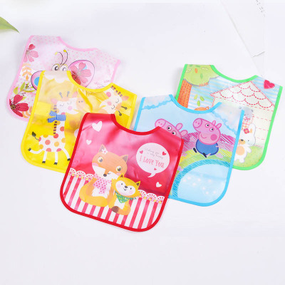 Small Portable Eva Baby Products Cartoon Waterproof Feeding Bib Baby Antifouling Bib Bib Saliva Bib Three-Dimensional