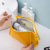 New Korean Style Large Capacity Pu Waterproof Makeup Storage Bag Solid Color Exquisite Small and Simple Frosted Portable Toiletry Bag