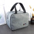 New Style Retro Student Canvas Lunch Insulated Lunch Box Bag Large Capacity Male and Female Portable Packed Lunch Solid Color