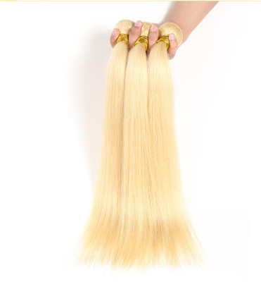 Human Wigs Hair Extensions Straight Hair Weft #613 Light Wig Factory Direct Sales One Piece Dropshipping Hot Sale