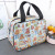 New Style Lamination Canvas Waterproof Lunch Box Lunch Box Amazon Hot Sale Portable Belt Rice Insulated Bag