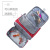 Korean Style Travel Wet and Dry Separation Package Contrast Color Large Capacity Waterproof Mildew-Proof Makeup Storage Bag Portable Toiletry Bag Hung with Hook