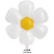 New Ins Style Little Daisy Shape Aluminum Balloon Photo Props Baby Children Birthday Party Aluminum Foil Balloon