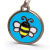 Products in Stock New Pet Supplies Stainless Steel Bee Lettering ID Tag Dog Tag Factory Supply One Piece Dropshipping