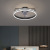 2022 New Bedroom Ceiling Lamp with Fan Lamp Ceiling Fan Lights Bedroom Dining Room Strong Wind Light Luxury Mute Lamp 5