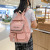 2022 New Girlish Style Double Pocket Schoolbag Large Capacity Backpack Trendy Cool Letters Korean Style High School Student Backpack