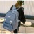 2022 New Junior and Middle School Students Large Capacity School Bag Waterproof Japanese Computer Backpack Letters Solid Color Lightweight