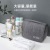 Processing Customization Travel Toiletry Bag Portable Cosmetic Bag Large Capacity Simple Dry Wet Separation Multifunctional Storage Solid Color