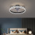 2022 New Bedroom Ceiling Lamp with Fan Lamp Ceiling Fan Lights Bedroom Dining Room Strong Wind Light Luxury Mute Lamp 5