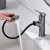 Gun Gray Pull Basin Faucet Hot and Cold Pull Table Washbasin Faucet Source Manufacturer