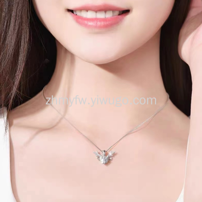 Antlers Heart Ins Fashion Necklace