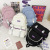 2022 New Schoolbag Female Korean Harajuku Ulzzang Computer Bag College Breathable Lightweight Backpack High School Student