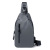  Men's Chest Bag Korean Fashion Trendy Shoulder Bag Crossbody Sports Backpack Splash-Proof Chest Bag