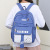 2022 Large Capacity Schoolbag Female Junior High School Student Trendy New Suit Campus Backpack Korean Style Contrast Color Minimalist Travel