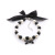 Spot Cross-Border E-Commerce Bone Pet Necklace Bow Pet Decorations 5-Color Pearl Collar Pet Pet Supplies