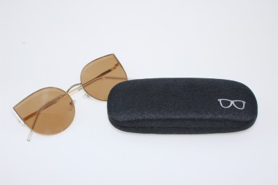 Factory Direct Sales Optical Glasses Case Fine Linen Synthetic Sponge Iron Box Printable Logo Customization as Request