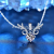 Antlers Heart Ins Fashion Necklace