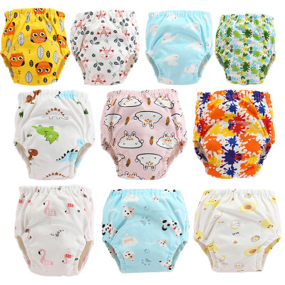 Baby Training Pants Gauze Crotch Baby's Training Pants Newborn Washable Diaper Cotton Pull up Diaper Diapers