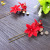 Chinese Wedding Artificial Flower Antique Bridal Hair Accessories Antique Xiuhe Clothing Red Flannel Hairpin Accessories Wholesale