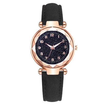 Internet Celebrity Hot Sale Same Foreign Trade Fashion Starry Sky Ladies Watch Women's Watch Student Digital Belt Manufacturer One Piece Dropshipping