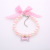 Spot Cross-Border E-Commerce Bone Pet Necklace Bow Pet Decorations 5-Color Pearl Collar Pet Pet Supplies