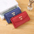 Women 'S Wallet Pu Solid Color Foreign Trade Crossbody Bag Multifunctional Mobile Phone Bag Mid-Length All-Matching 