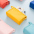 New Korean Style Large Capacity Pu Waterproof Makeup Storage Bag Solid Color Exquisite Small and Simple Frosted Portable Toiletry Bag