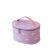 New Cylinder Cosmetic Bag Waterproof Pu Cartoon Flamingo Portable Toiletry Bag Large-Capacity Cosmetics Storage Bag