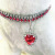 Cross-Border Heart Water Drops Rhinestone Cat Collar Pet Dog Neck Accessories Necklace Collar Cat Gem Necklace