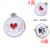 Double-Sided round Pet Collar Hanging Cat Accessories Dog Foot Print Pendant Cross-Border E-Commerce One Piece Dropshipping