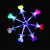 Optical Fiber Plum Blossom Small Night Lamp Led Colorful Rose Optic Fiber Flower Flash Starry Sky Holiday Gift Foreign Trade