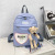 Backpack Backpack Children's Bags Bag Cute Bear Kindergarten Lightweight Spine-Protective Bag Fashion Canvas