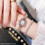 Cross-Border Fashion Small Diamond Square Bracelet Watch Women's Refined Grace Women's Bracelet Watch Small Square Watch