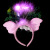 Angel Headband Stage Festival Headwear Fairy Wreath Luminous Little Angel Head Buckle Night Market Push Scan Code Small Gift