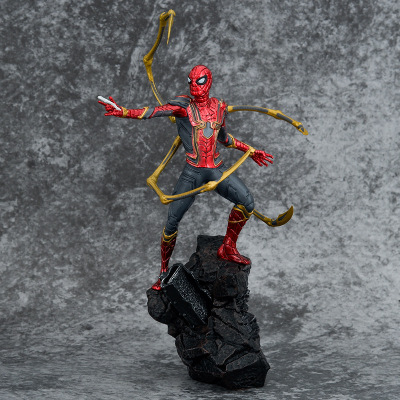 Reconnection Hero No Return Steel Spider-Man Statue Hand-Made Model Decoration Wholesale Delivery