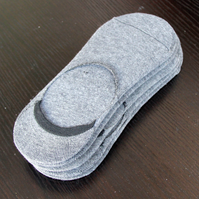 Men's Low Cut Invisible Socks Rubber Boat Socks Sweat-Absorbent Socks