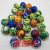 No. 32 Mixed Elastic Ball Foot Material Floral Ball Jumping Ball Floating Ball Wholesale One Yuan Gashapon Machine Children's Holiday Toys