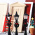 Dollhouse Doll House Black Street Lamp Floor Lamp Gate Santa Claus Holiday Scene Atmosphere Decoration Set