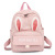 New Rabbit Ears Girl's Kid Baby Kindergarten Cartoon Cute Backpack Small Bookbag Men's and Women's Backpacks