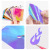 Cross-Border Nail Flame Stickers Laser Magic Color Flame Nail Sticker with Adhesive Tape 16 Color Set