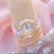 Cross-Border Fashion Large Dial Full Diamond Watch Starry Blue Diamond Scale Luxury Bracelet Watch Temperament Watch