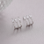 Stylish and Exquisite 925 Silver Pin Earrings New Studs A329fashion Jersey