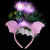 Angel Headband Stage Festival Headwear Fairy Wreath Luminous Little Angel Head Buckle Night Market Push Scan Code Small Gift