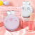 Creative Rabbit Head Macaron Double Mirror Portable with Girl Makeup Mirror Advertising Gift Foldable Small Mirror