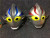 Glowing Children's Cartoon Ultraman Anime Mask Set Halloween Dance Party Stall Hot Sale Toys Wholesale