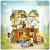 Loz1225 Forest Cottage 1226 Dwarf Wooden House Assembling Building Blocks Small Particle Street View 61 Holiday Gift