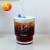 Glass Straw Cup Cup